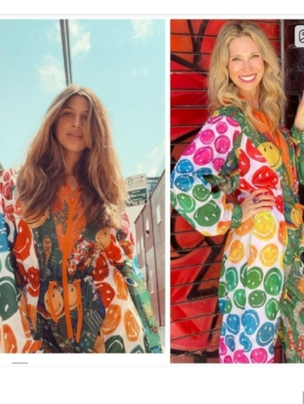 Farm Rio Smiley Windbreaker Jumpsuit